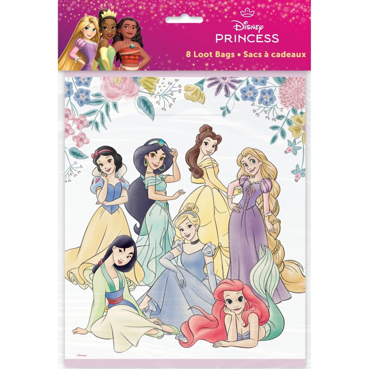 Sacs à surprises de Princesses Disney, 8 unités