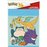 Pokémon Plastic Favour Bags, 8 Count