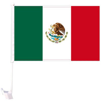 Mexico Car Flag, 1 Count