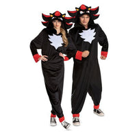 Sonic the Hedgehog Shadow Costume for Adults, Hooded Jumpsuit