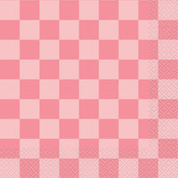 Adorable Halloween Checkered Large Lunch Napkins, 16 Count