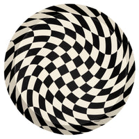 Halloween Bash Large Round Lunch Paper Plates, 9 Inches, 8 Count