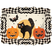 Halloween Bash Scalloped Serving Tray, 1 Count