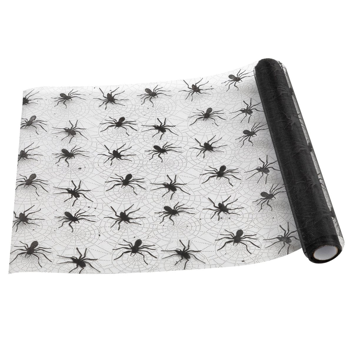 Halloween Bash Mesh Spider Table Runner, 1 Count
