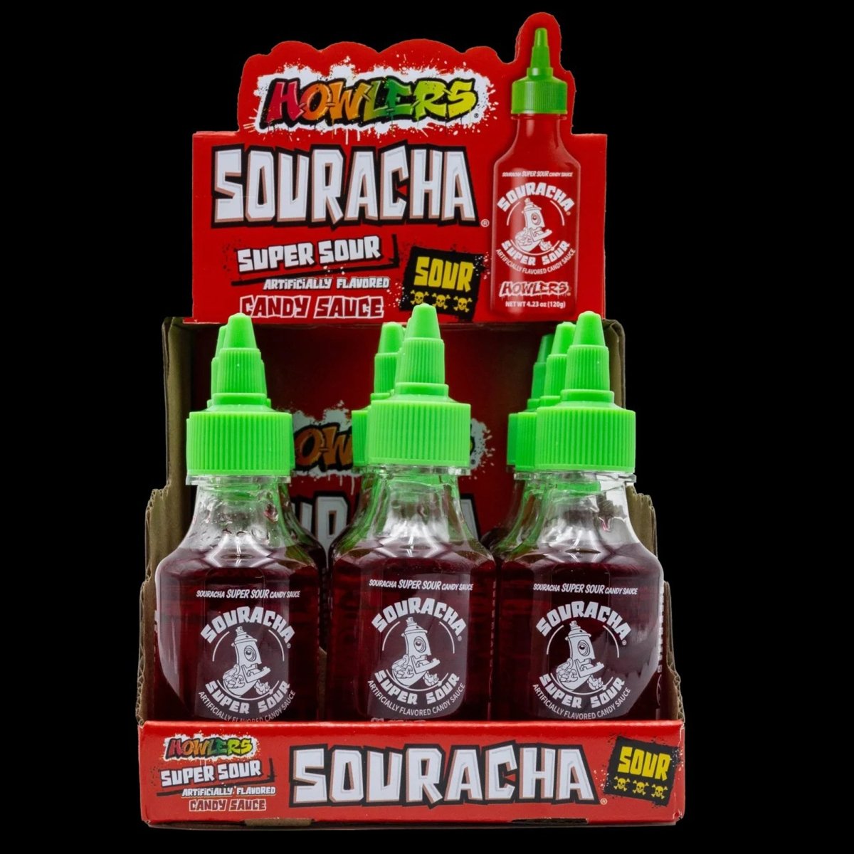 Howlers Souracha Super Sour Candy Sauce, 1 Count