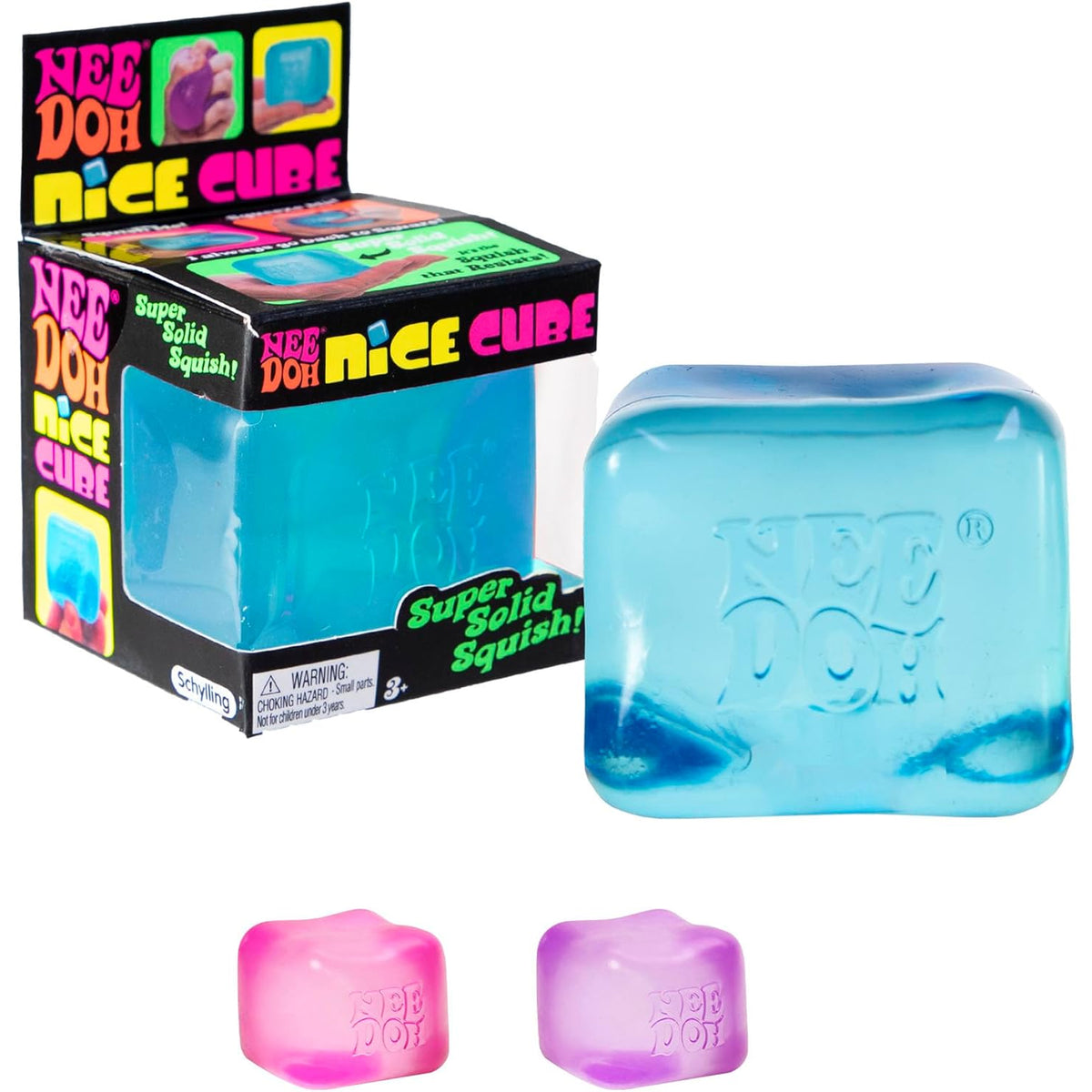 Cube squishy sensoriel, Assortiment, 1 unité