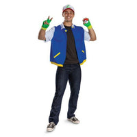 Pokémon Ash Ketchum Accessory Kit for Adults, Jacket, Hat, Gloves and Poké Ball