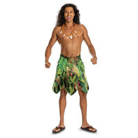 Ensemble de costume de Maui pour adultes, Disney, jupe et collier