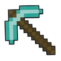 Minecraft Foam Diamond Pickaxe, 14 Inches, 1 Count