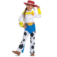 Toy Story Jessie Costume for Kids, Disney, Jumpsuit, Hat and Badge