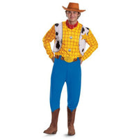 Toy Story Woody Classic Costume for Adults, Disney, Jumpsuit, Bandana and Hat