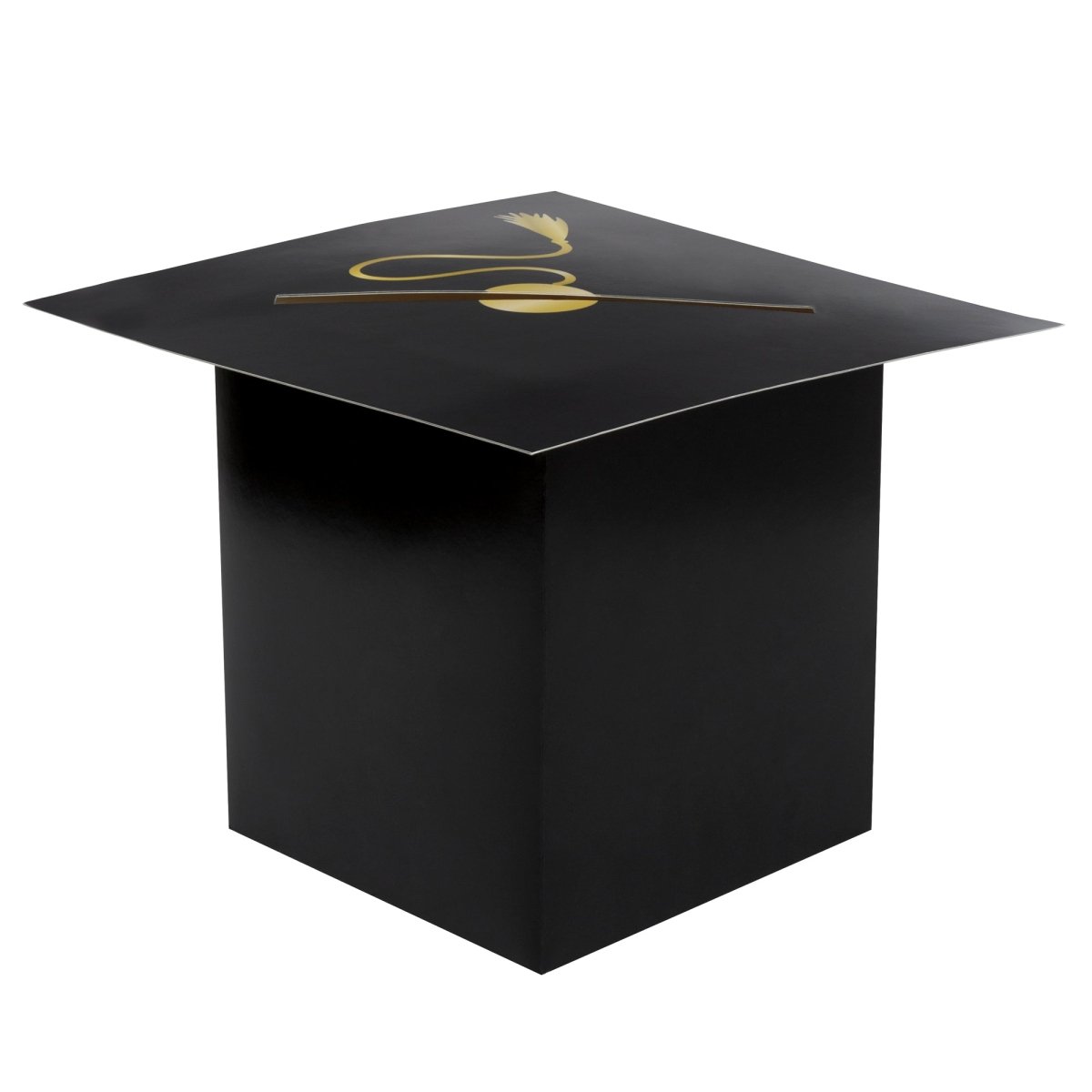 Boîte à cartes de graduation d'Étoiles et Chapeaux, 1 unité