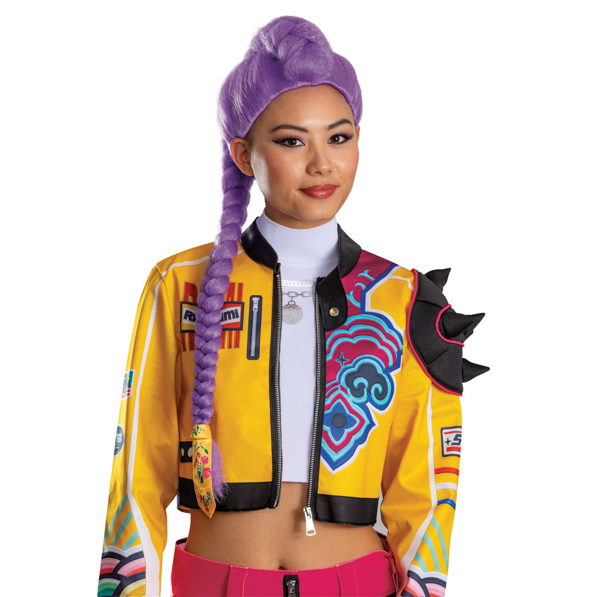 KPop Demon Hunters Rumi Purple Wig for Adults