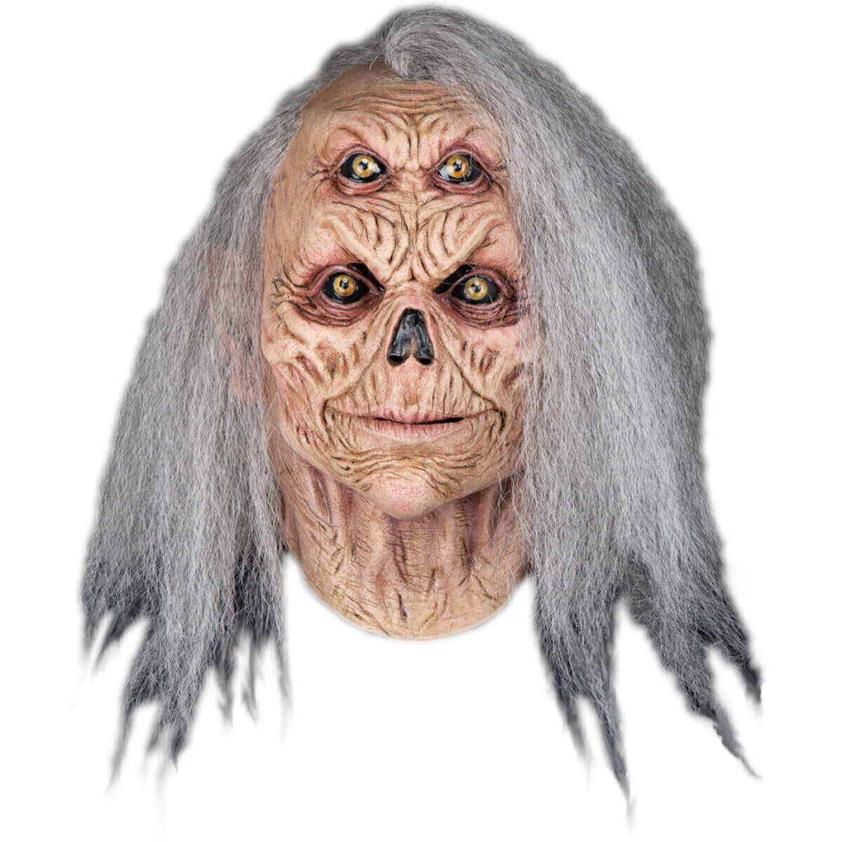 Masque de sorcière maléfique à quatre yeux pour adultes