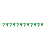 3D Soccer Plastic Flag Banner, 144 Inches, 1 Count