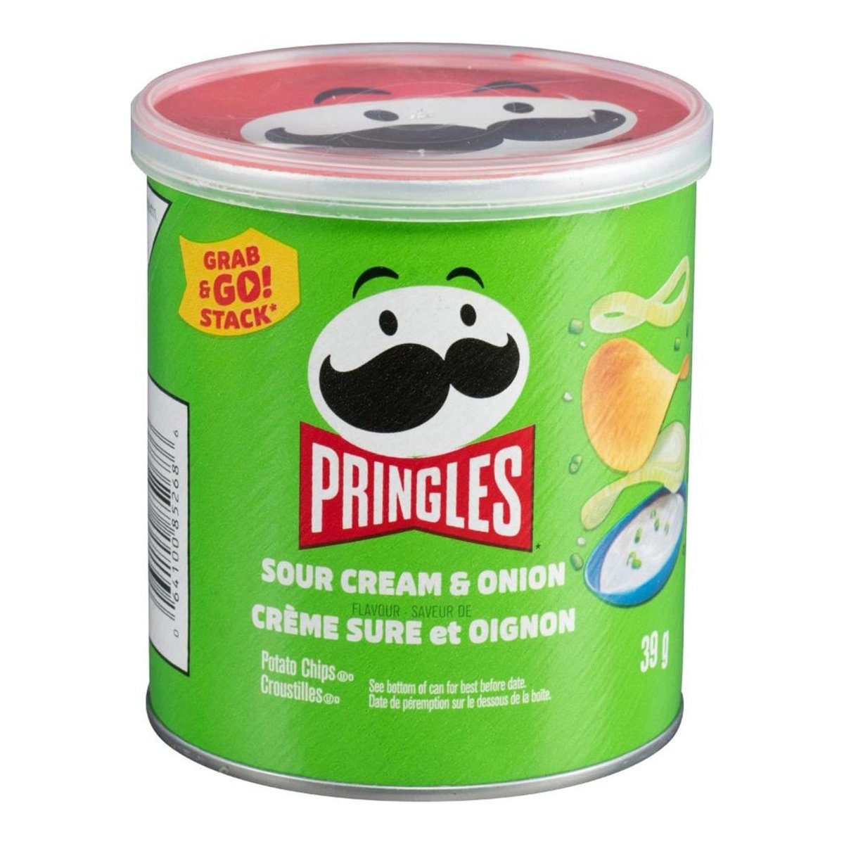 Chips Pringles à la crème sure et oignon, 39g, 1 unité