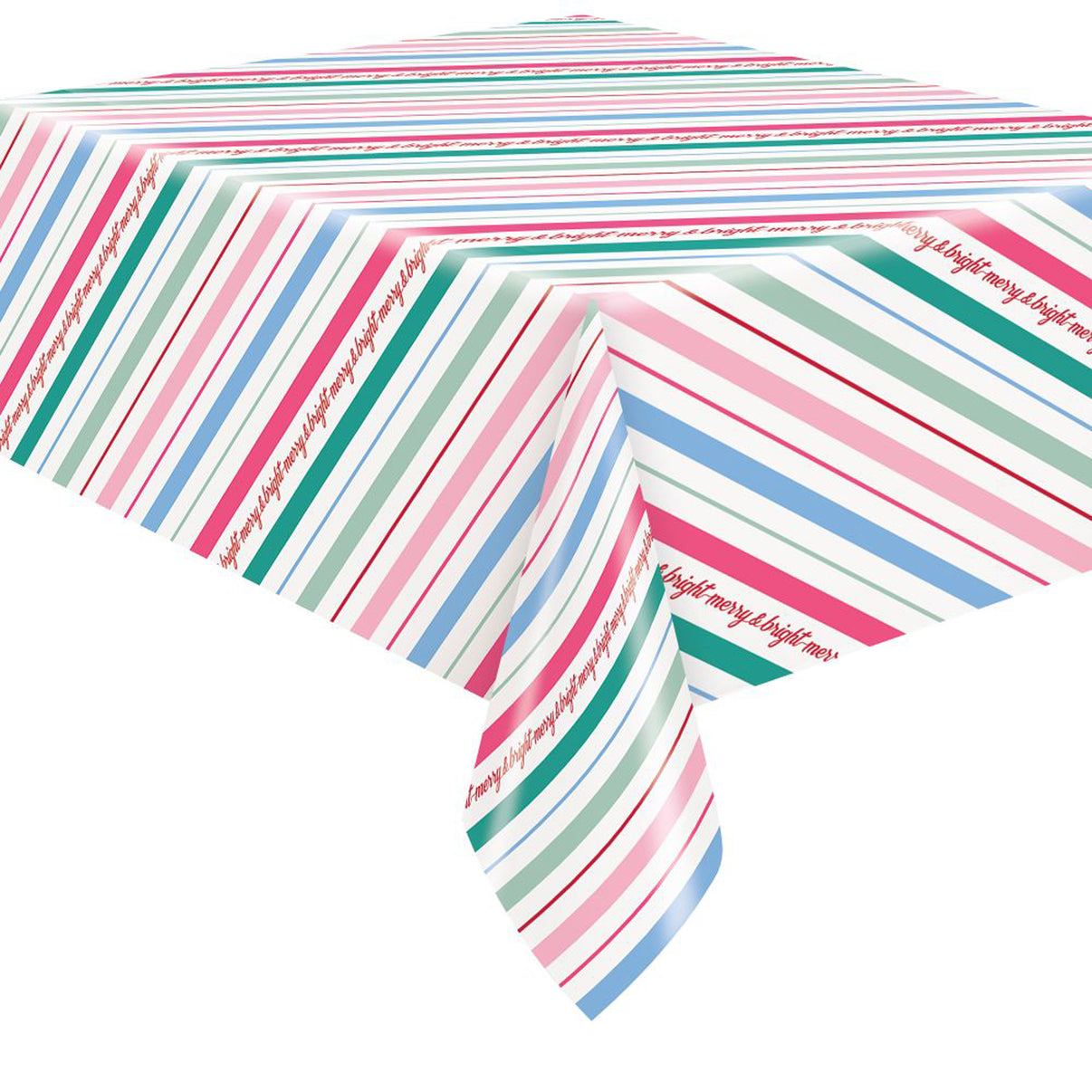 Christmas Fun - Flannel  Back Vinyl Tablecover 54 x 84 In.