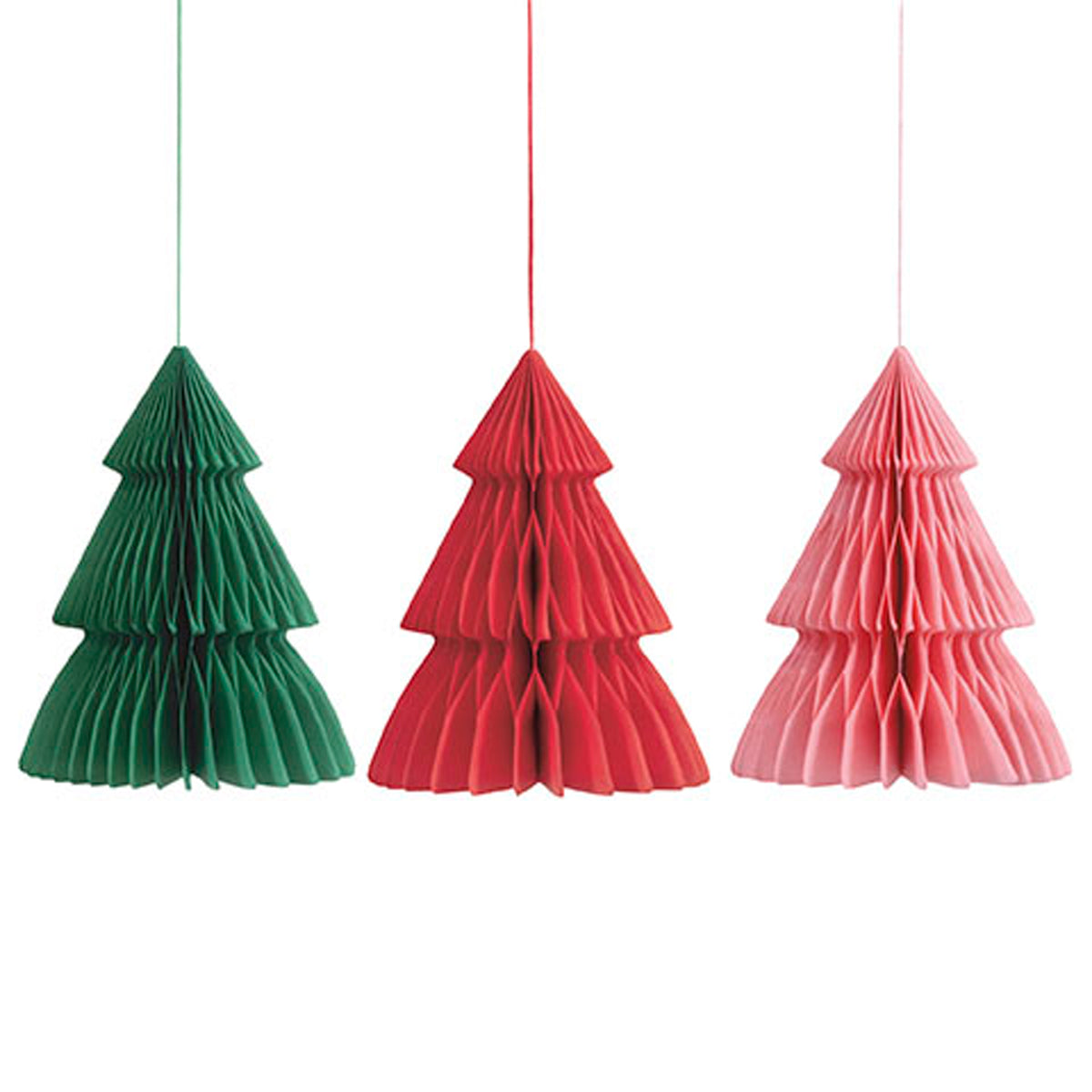 Christmas Fun - Honeycomb Hanging Decoration 3/Pkg