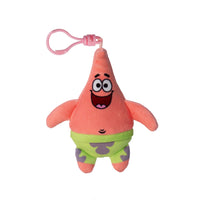 Peluche Floppy TY de Patrick Star avec pince, SpongeBob SquarePants, 5 pouces, 1 unité