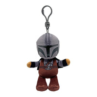 TY Floppy Plush with Clip, The Mandalorian, Star Wars, 5 Inches, 1 Count