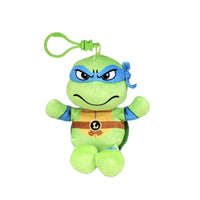 Peluche Floppy TY avec pince, Leonardo, Tortues Ninja, 5 pouces, 1 unité
