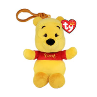 Peluche Floppy TY avec pince, Winnie l'Ourson, 5 pouces, 1 unité