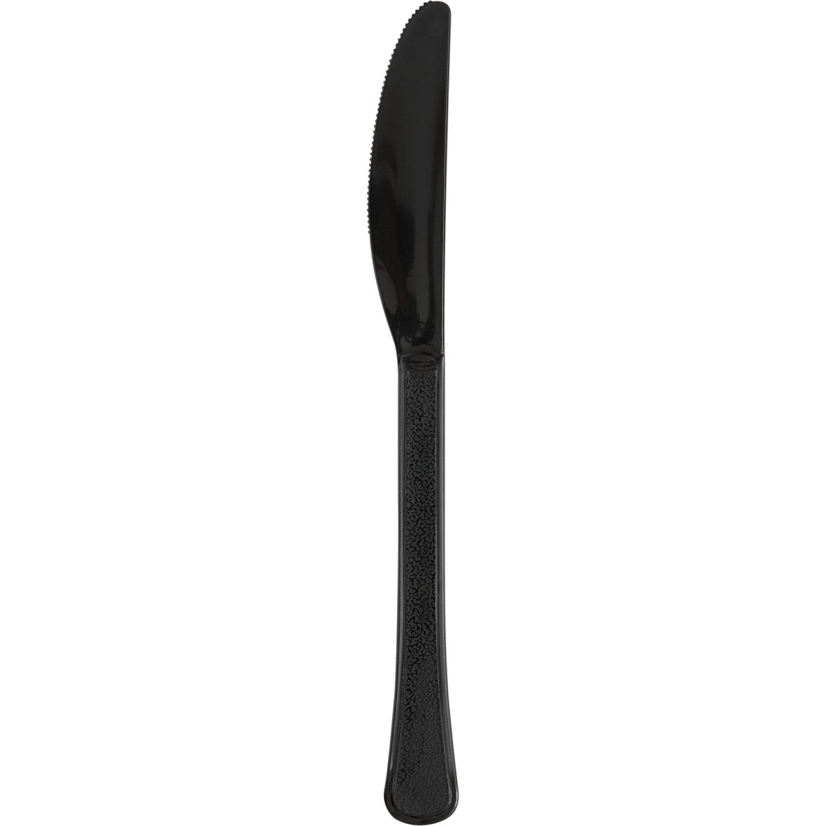 Black Plastic Knives, 20 Count