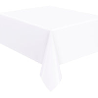 White Plastic Table Cover Roll, 40 x 1200 Inches, 1 Count
