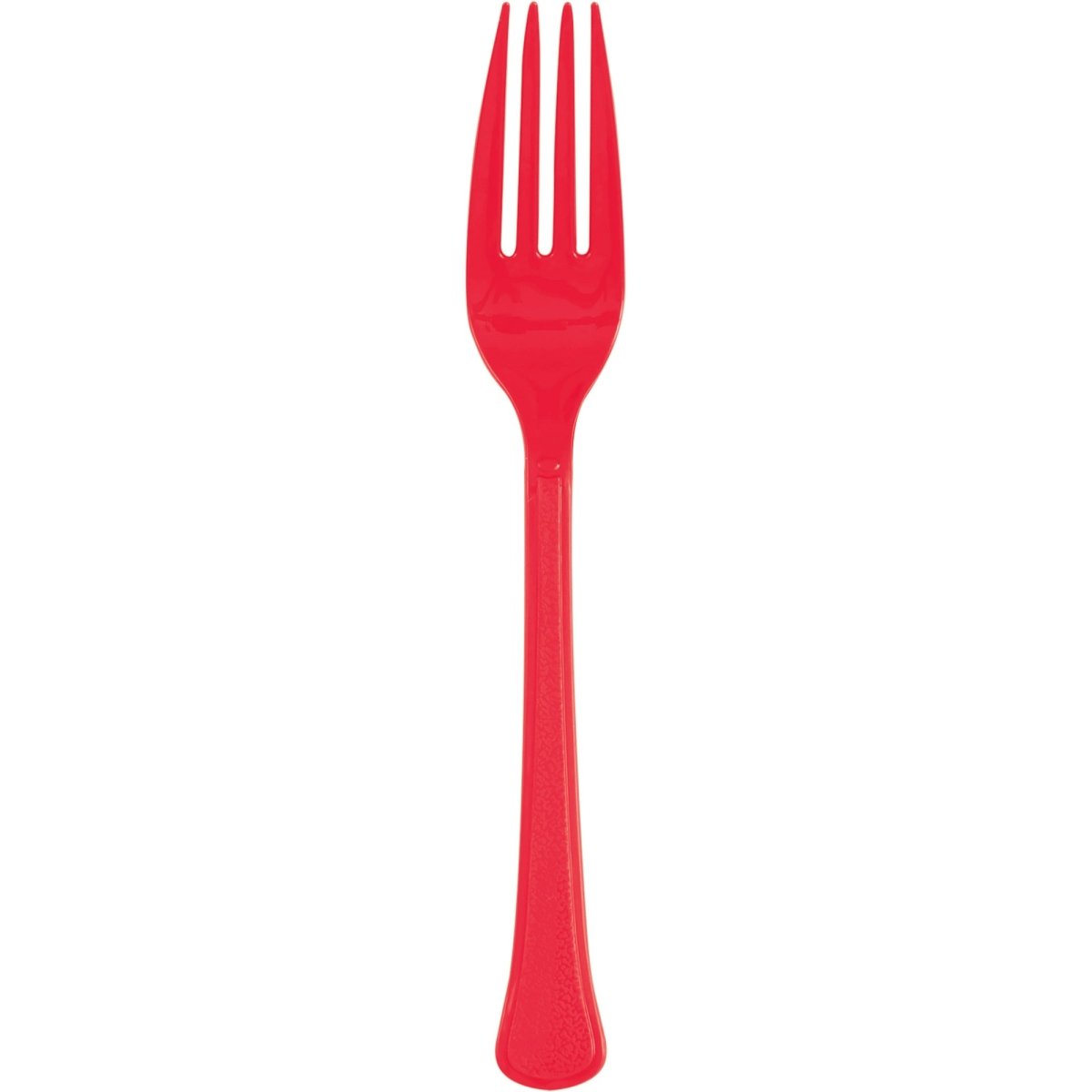 Ruby Red Plastic Forks, 20 Count