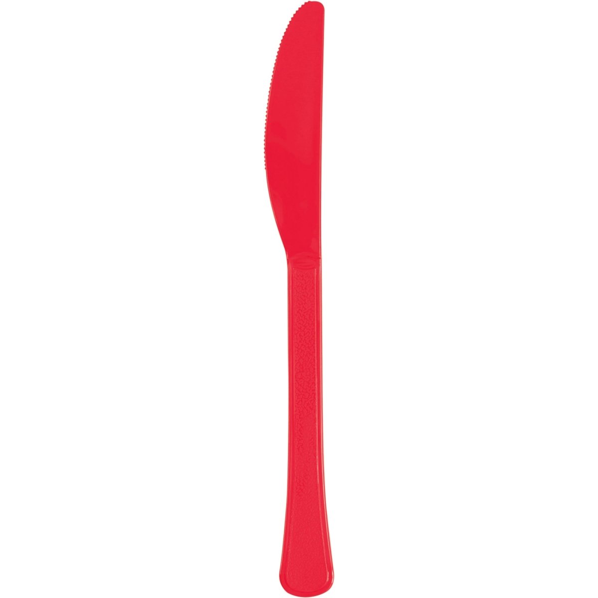 Ruby Red Plastic Knives, 20 Count