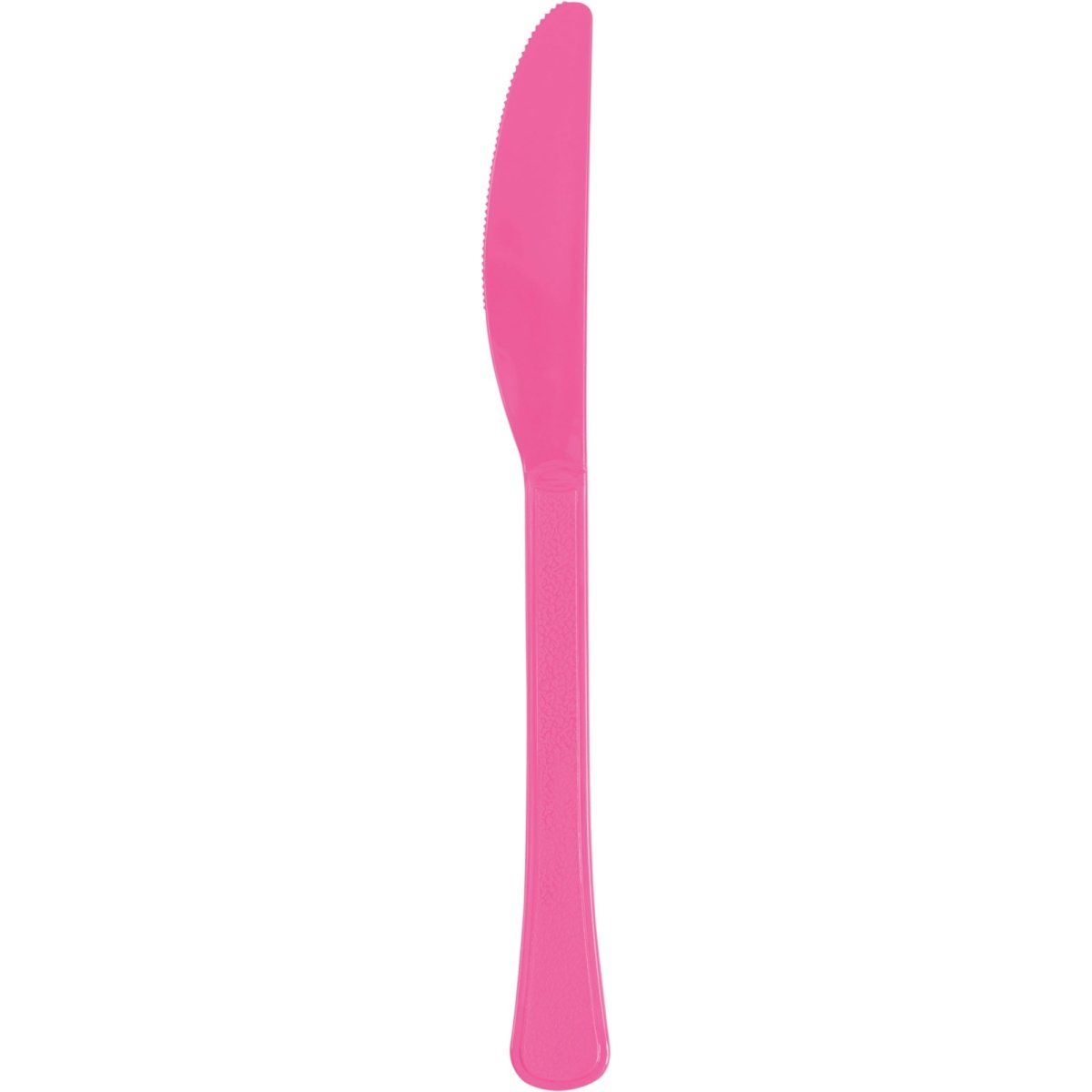 Hot Pink Plastic Knives, 20 Count