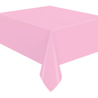 Light Pink Plastic Table Cover Roll, 40 x 1200 Inches, 1 Count