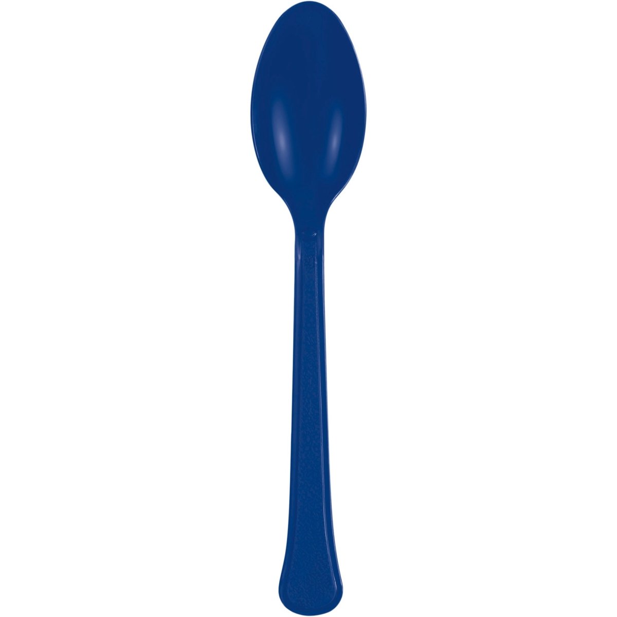 Cuillères en plastique bleu marine, 20 unités