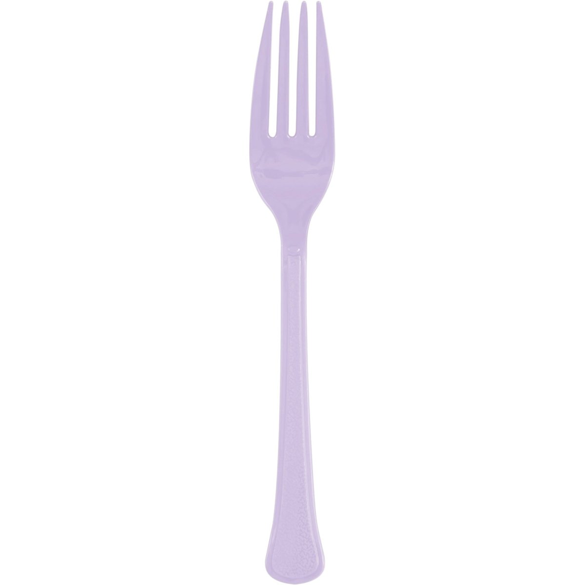 Fourchettes en plastique mauve lavande, 20 unités