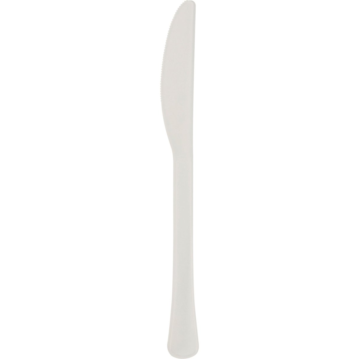 Couteaux en plastique transparent, 20 unités