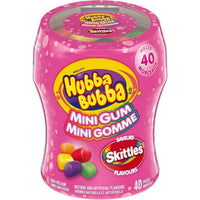 Hubba Bubba Skittles Mini Gum, 40 Count