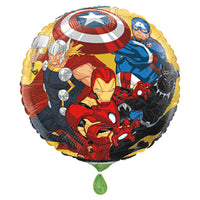 Marvel Avengers Round Mylar Foil Balloon, 18 Inches, 1 Count