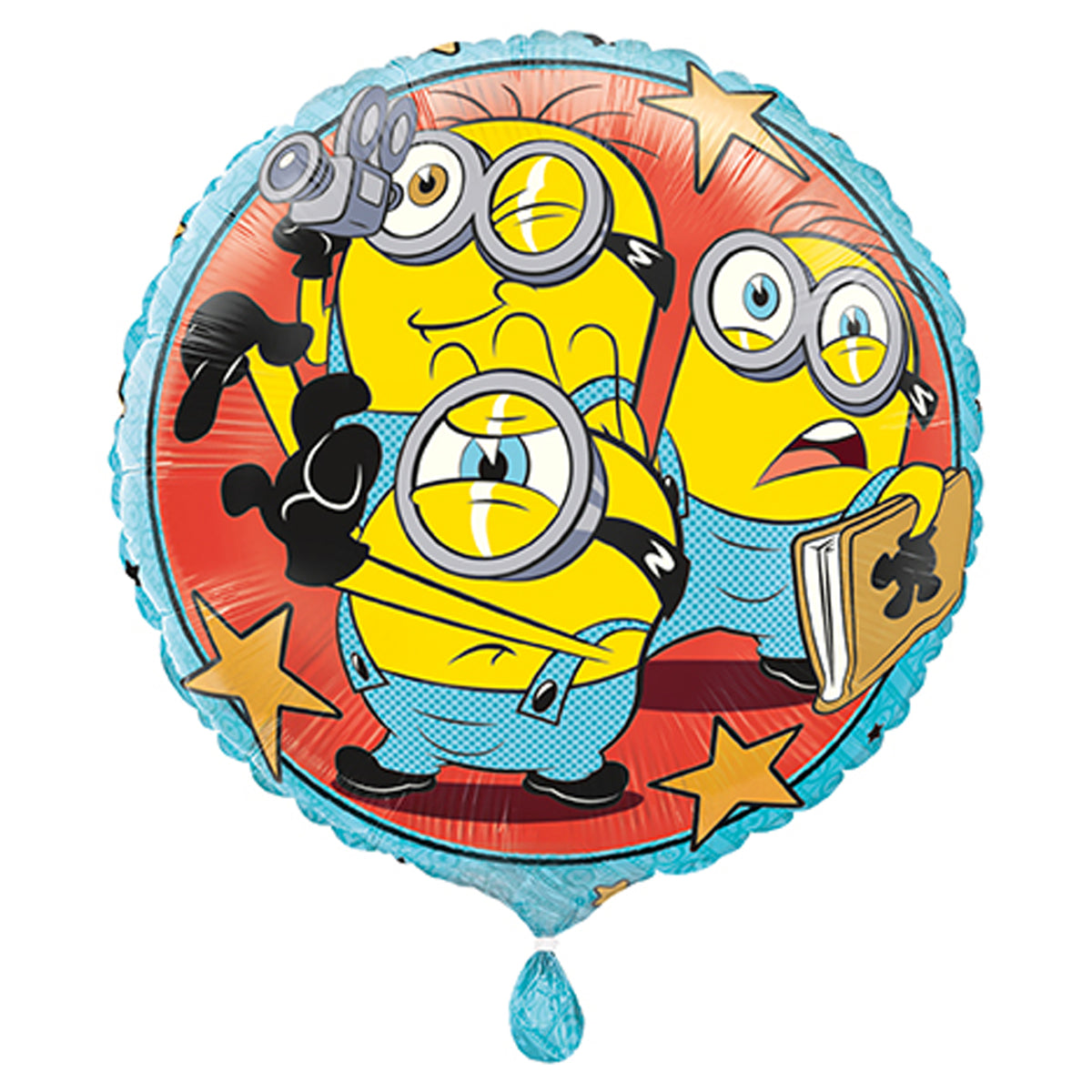 Minions Birthday Party Round Mylar Foil Balloon, 18 Inches, 1 Count