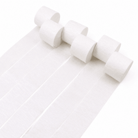 Pearl White Kit Paper Crepe Streamer, 82 Ft, 6 Count