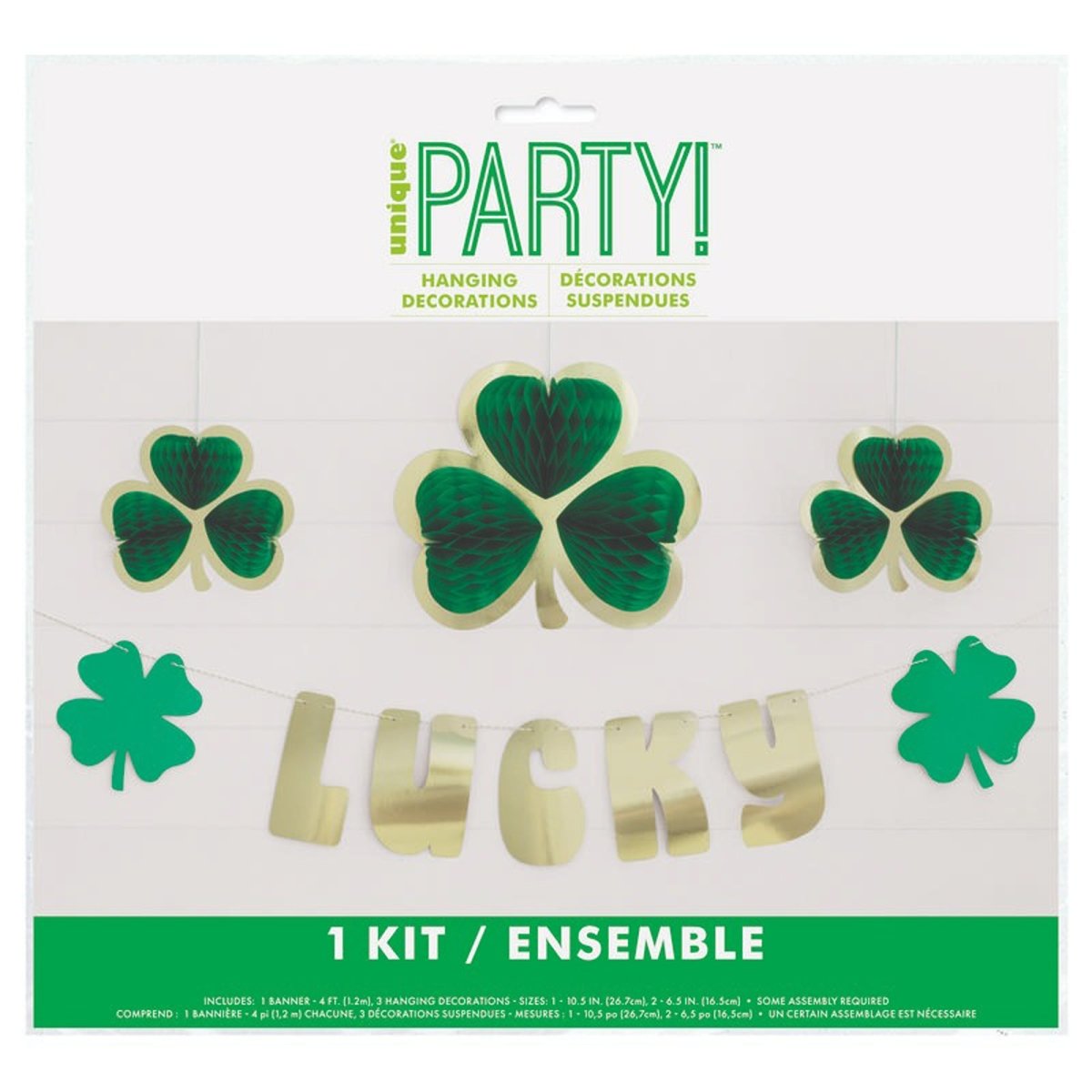 St-Patrick's Day Banner Decoration Kit, 4 Count
