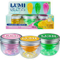 Lumi Gloss Luxe Slime, Assortment, 3 Count