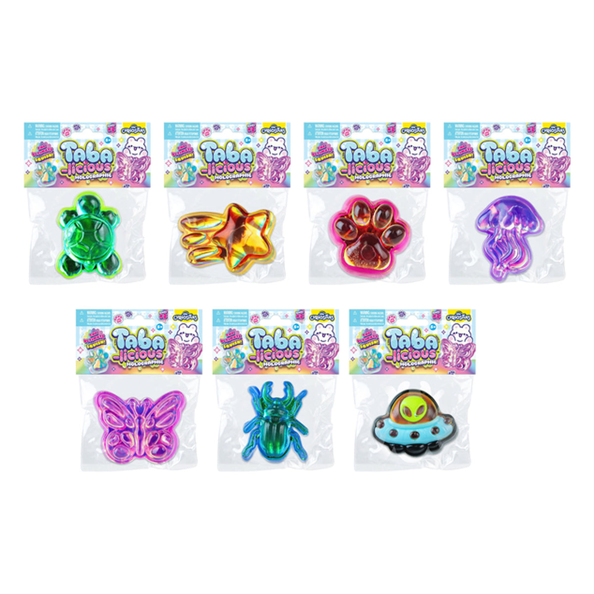 Taba-licious Holographic Squishy Toy, Assortment, 1 Count