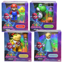 Super Mario - Galaxy Movie Project Santa Figures 5 In. Asst
