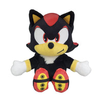 TY Floppy Plush, Shadow, Sonic the Hedgehog, 8 Inches, 1 Count