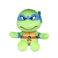 Peluche Floppy TY Leonardo des Tortues Ninja, 8 pouces, 1 unité