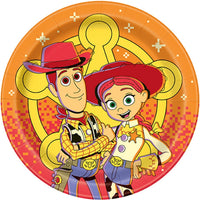 Toy Story Small Round Dessert Paper Plates, 7 Inches, 8 Count