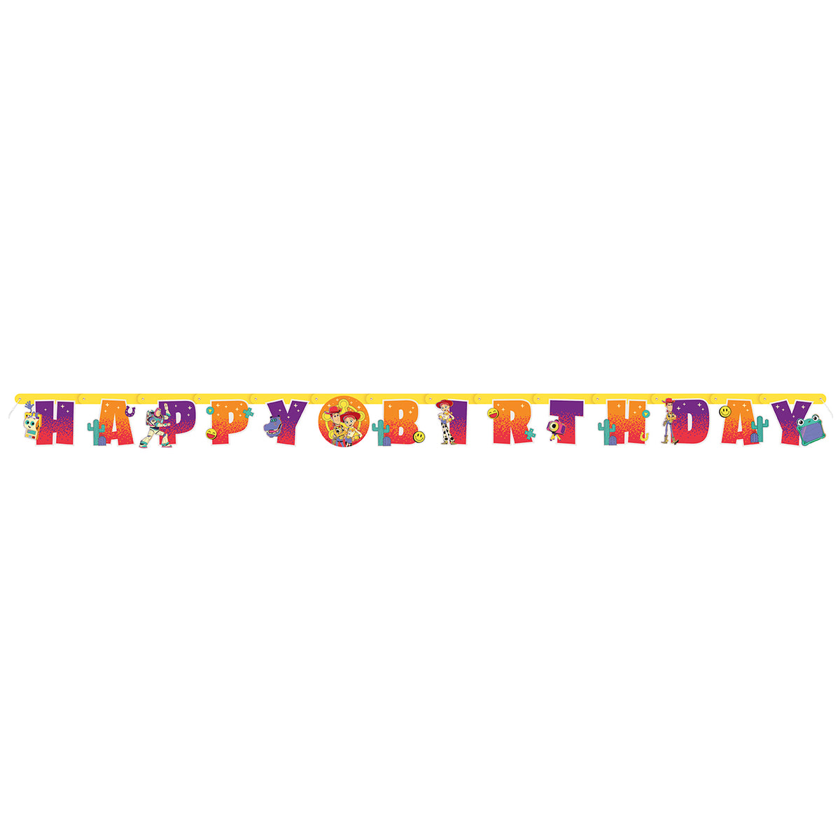 Toy Story "Happy Birthday" Paper Jointed Banner, 1 Count