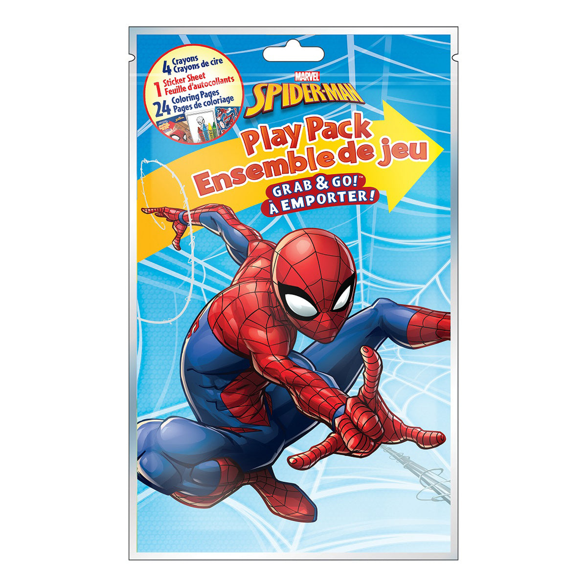 Spider-Man Grab N Go Play Pack, Activity Kit, Marvel, 1 Count
