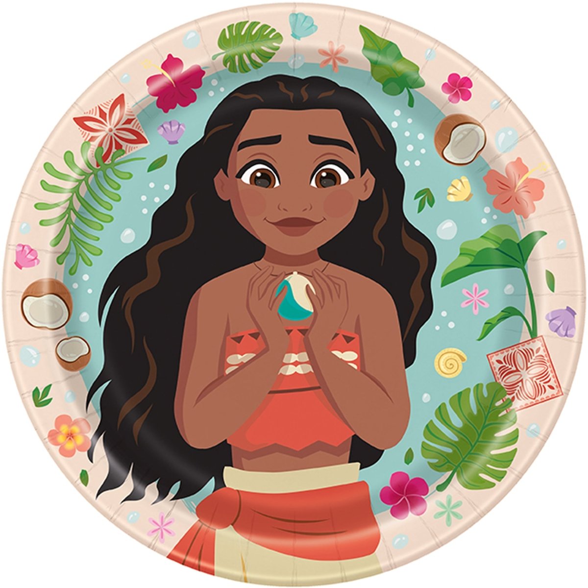 Moana -  Plates 9 In. 8/Pkg
