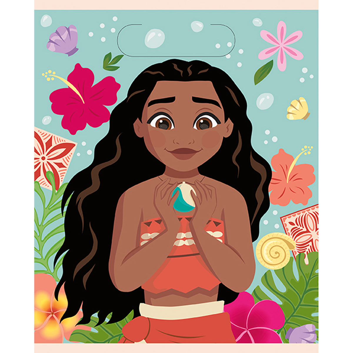 Sacs à surprises d’anniversaire Moana, sacs de cadeaux de fête, 8 unités